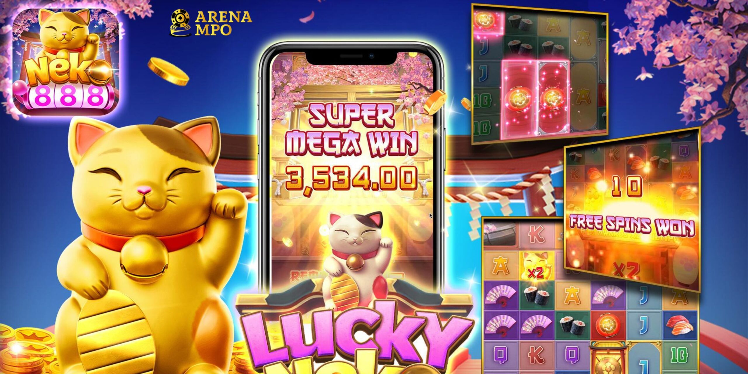 Lucky neko di arenampo gacor habi