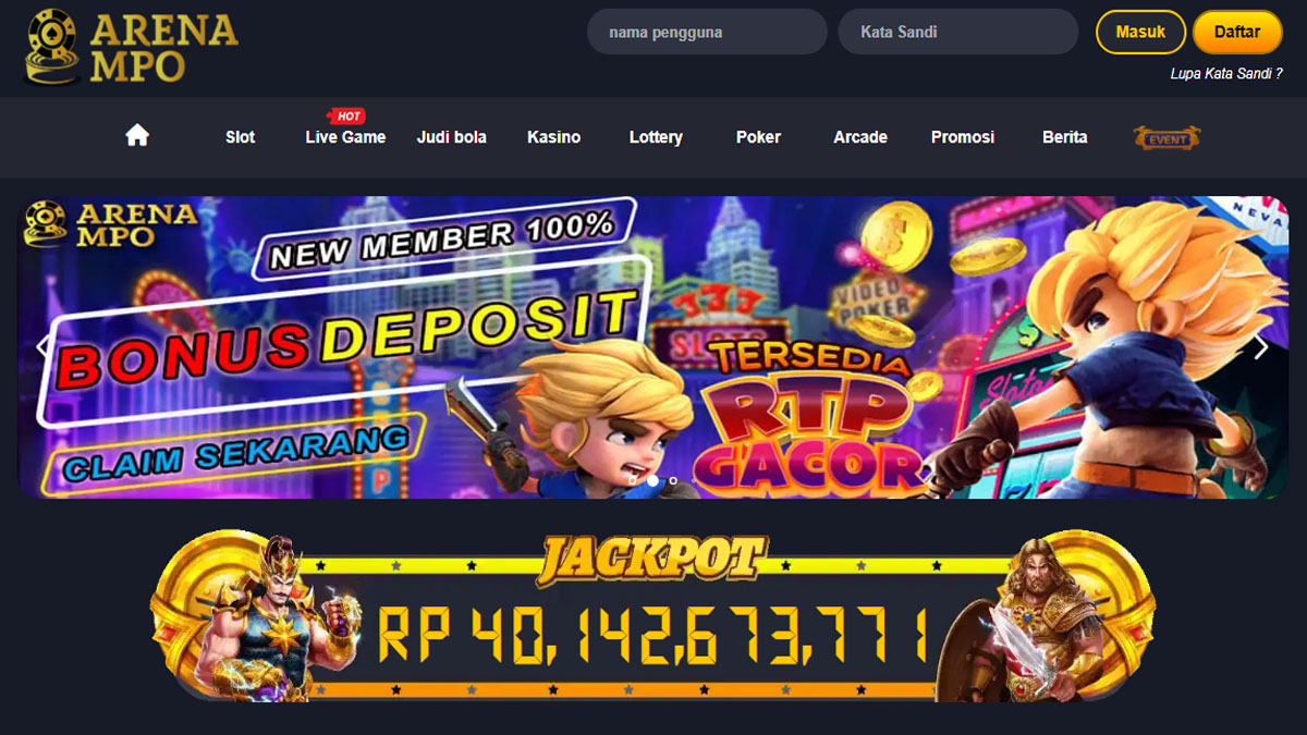 ArenaMPO – Situs Judi Slot, Casino Online, Judi Bola Online Terpercaya
