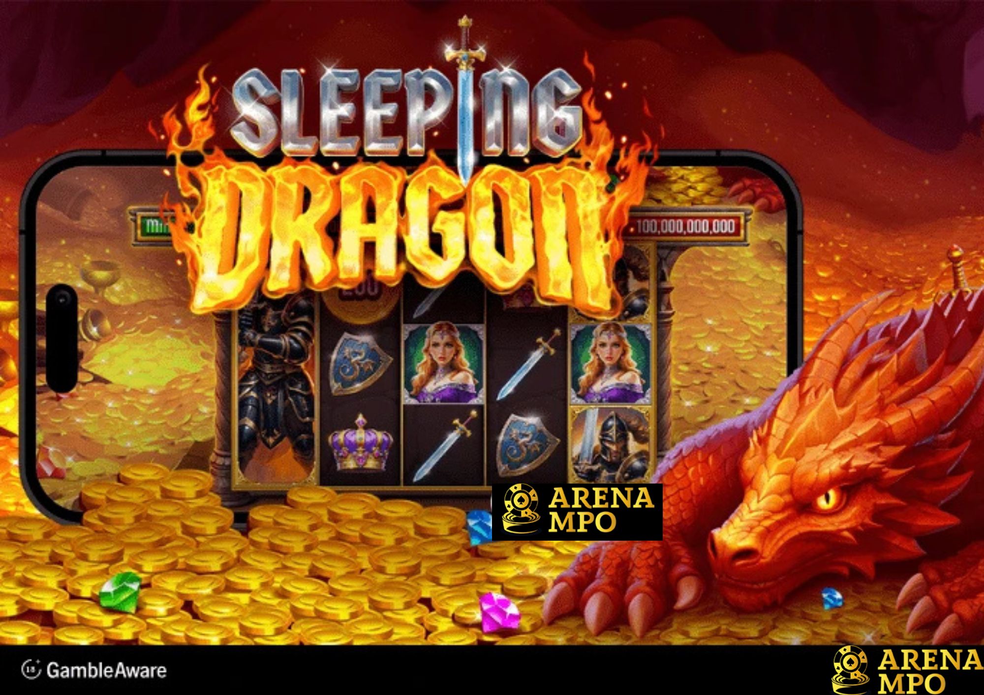 Pola bermain sleeping dragon arenampo