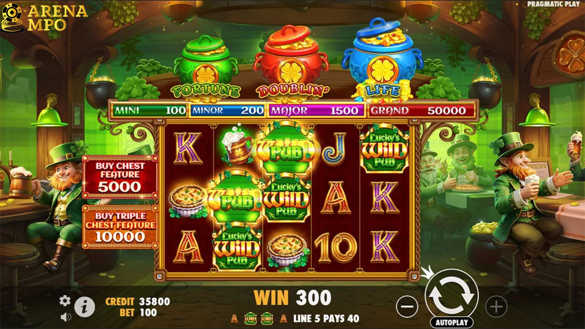 Tentang Lucky’s Wild Pub arenampo
