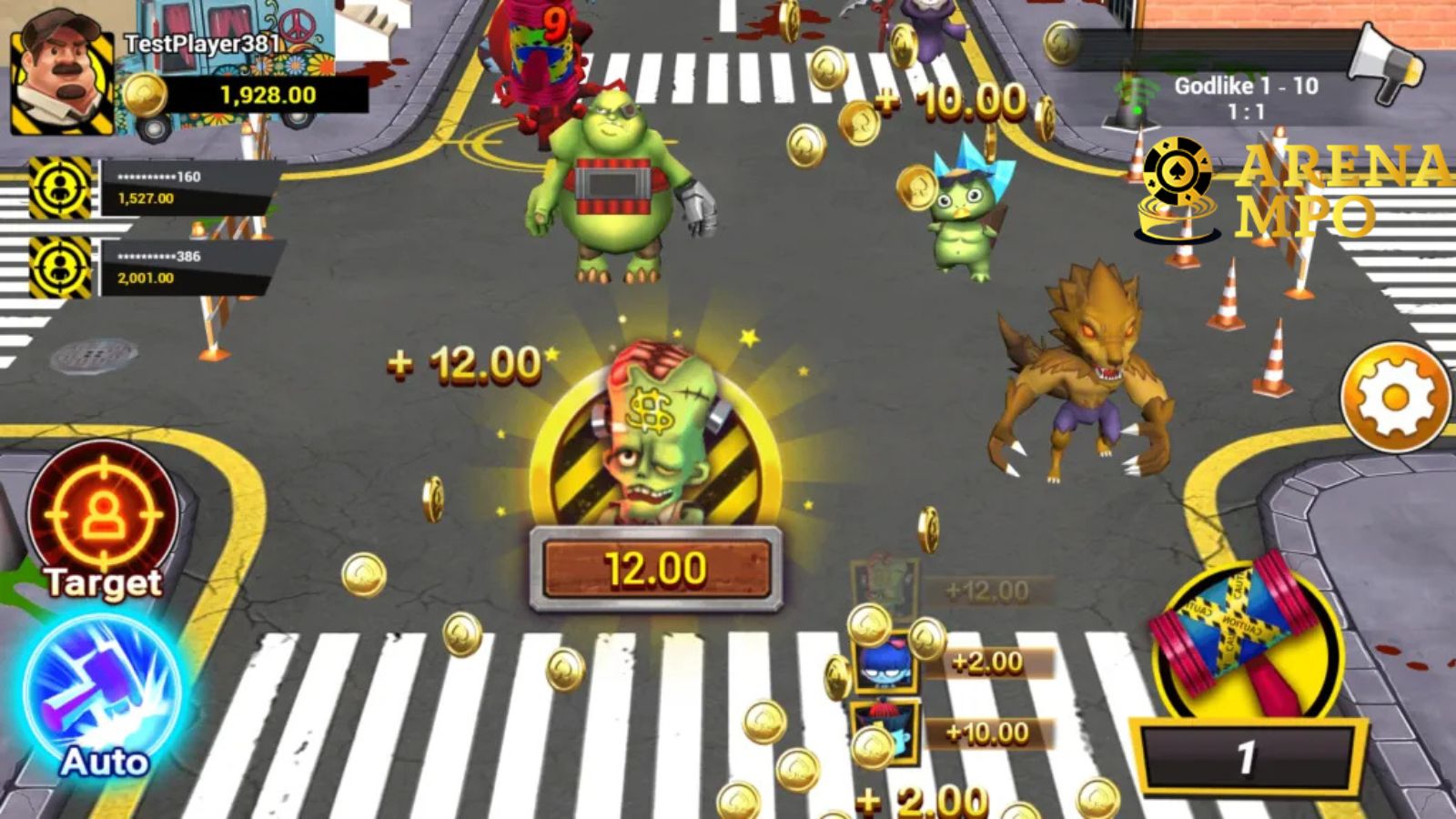 Zombie party arenampo Auto Jackpot