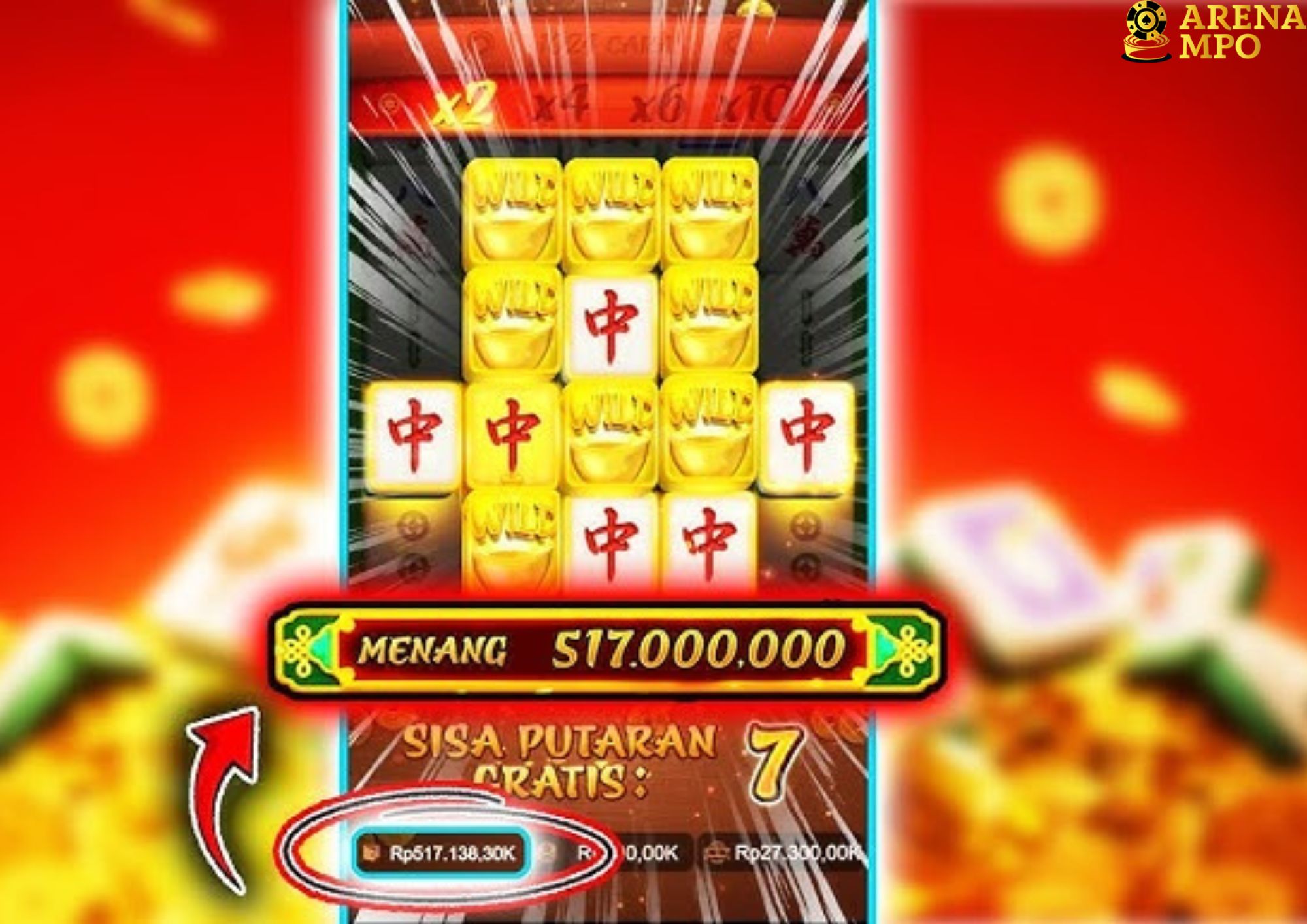 Sukses dengan bermain mahjong di arenampo